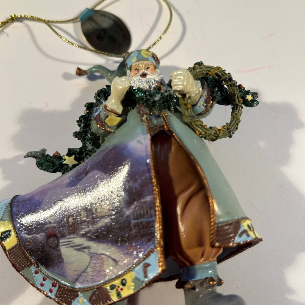 Choice of ONE Thomas Kinkaid Santa Claus ornament collectible